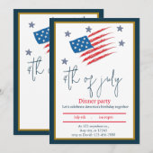 国旗愛国党 招待状 (正面/裏面)