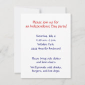 国旗招待状 招待状 (裏面)