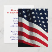 国旗招待状 招待状 (正面/裏面)