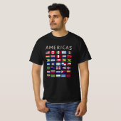 国旗米州国旗アメリカ Tシャツ (正面フル)