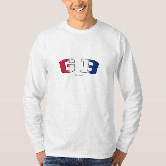 国旗色のGB Tシャツ (正面)
