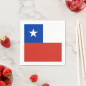 国旗：チリ スタンダードカクテルナプキン (インサイチュ)