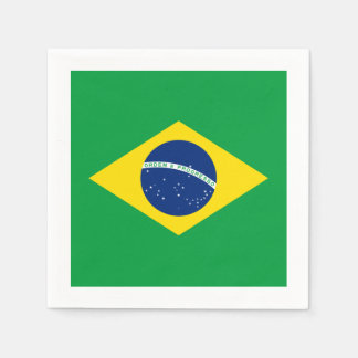 国旗: Brasil スタンダードカクテルナプキン
