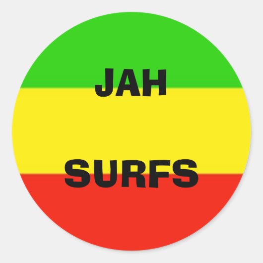 国旗、JAHSURFS ラウンドシール (正面)