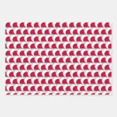 国日本の旗・ハート・日本ファッション/ギフトセット日本 ラッピングペーパーシート (正面2)