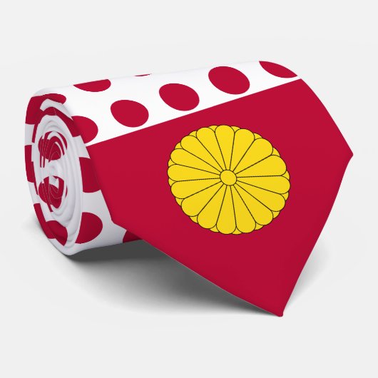 国日本の旗・御璽日本国旗 ネクタイ (ロール)