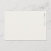 国春フローラランドスケープ結婚式レセプション エンクロージャーカード (裏面)