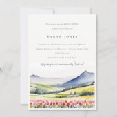 国春フローラ景観ブライダルシャワー 招待状 (正面)