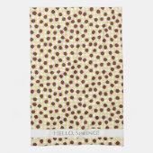 国春ラディバグパターン キッチンタオル (縦)