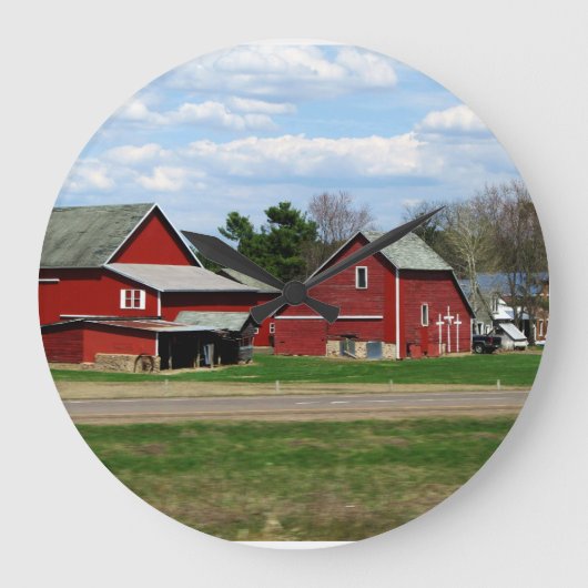 国時間 ラージ壁時計 (正面)