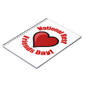 国最高の友の日! ノートブック (左側)