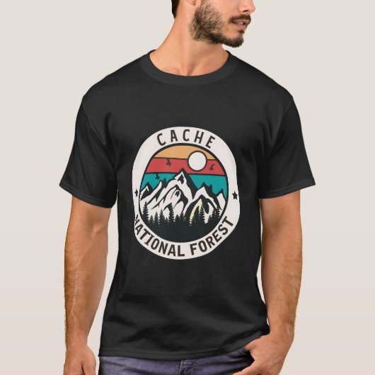 国有林のキャッシュ Tシャツ (正面)