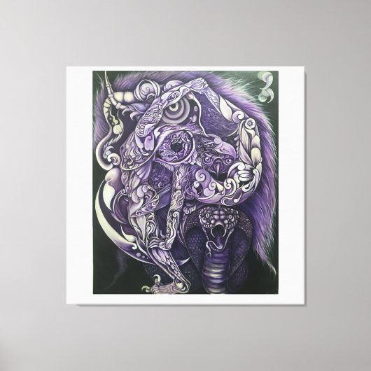 国有林の曲芸 キャンバスプリント (正面)