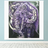 国有林の曲芸 キャンバスプリント (インサイチュ (ウッドフロア))