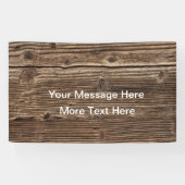 国木材デジタルパターンメッセージ 横断幕 (横)