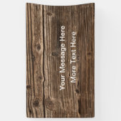 国木材デジタルパターンメッセージ 横断幕 (縦)