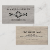国木素朴のテクスチャグラフィック 名刺 (正面/裏面)