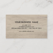 国木素朴のテクスチャグラフィック 名刺 (裏面)