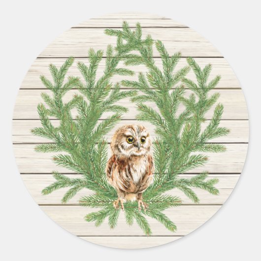 国木素朴の写真シール ラウンドシール (正面)