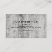 国木素朴質感グラフィックビジネスカー 名刺 (裏面)