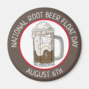 国根ビールのフロートの日 威厳がある6日 マグネット