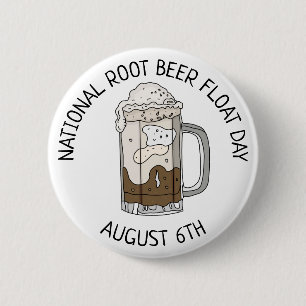国根ビールのフロートの日 威厳がある6日 缶バッジ