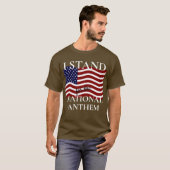 国歌を支持する Tシャツ (正面フル)