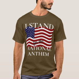 国歌を支持する Tシャツ