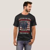 国歌を敬唱します Tシャツ (正面フル)