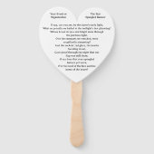 国歌斉唱のハート型の旗 ハンドファン (裏面)