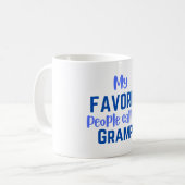 国民お気に入りのは私を文句言う コーヒーマグカップ (正面左)