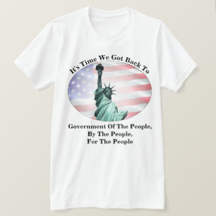 国民による人民の統治の時… Tシャツ