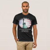 国民による人民の統治の時… Tシャツ (正面フル)