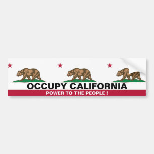 国民にカリフォルニアの力を奪う バンパーステッカー