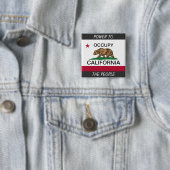 国民にカリフォルニアの力を奪う 缶バッジ (インサイチュ)