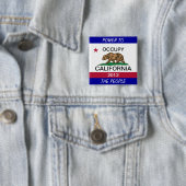 国民にカリフォルニアの力を奪う 缶バッジ (インサイチュ)