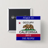 国民にカリフォルニアの力を奪う 缶バッジ (正面&裏面)