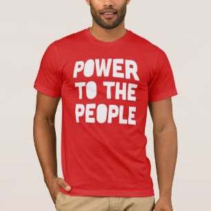 国民に対する権力 Tシャツ