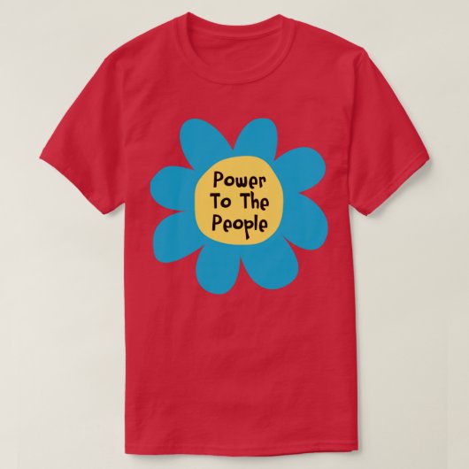 国民に対する活動家 Tシャツ (デザイン正面)