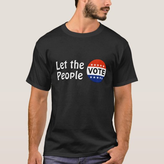 国民に投票を Tシャツ (正面)