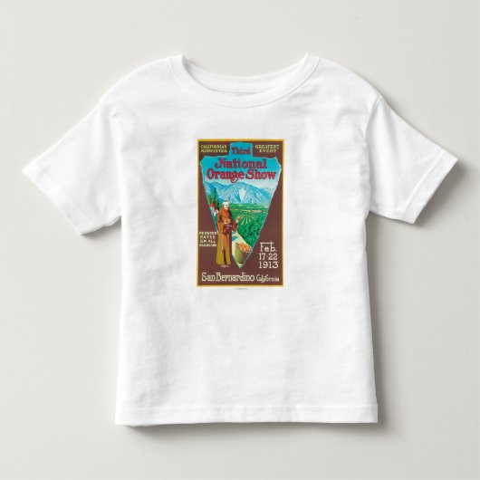 国民のオレンジShowPoster #1 トドラーTシャツ (正面)