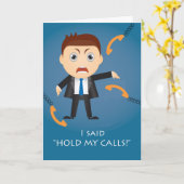 国民のチン·アリング·デー，イライラしたボス カード (黄色い花)