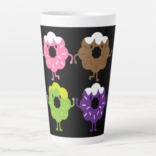 国民のドーナツの日 カフェラテマグ (正面)