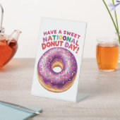 国民のドーナツの日 台座サイン (インサイチュ)