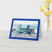 国民のパイクの家族の農場 カード (黄色い花)