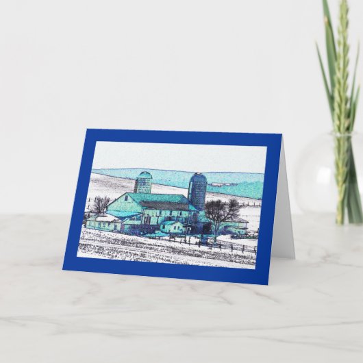 国民のパイクの家族の農場 カード (正面)