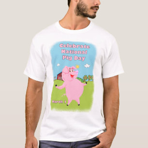 国民のブタ日3月1日 Tシャツ