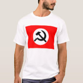 国民のボルシェビキの旗のTシャツ Tシャツ (正面)