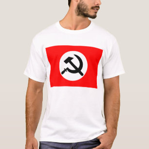 国民のボルシェビキの旗のTシャツ Tシャツ