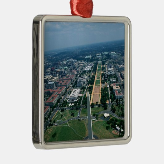 国民のモールの空中写真 メタルオーナメント (右)